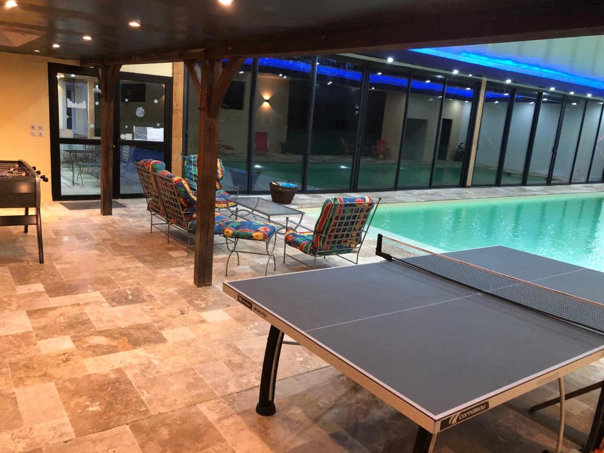 Cottage Piscine Interieure31Degres Zoo La Fleche24H Du Mans Clermont-Creans Ngoại thất bức ảnh