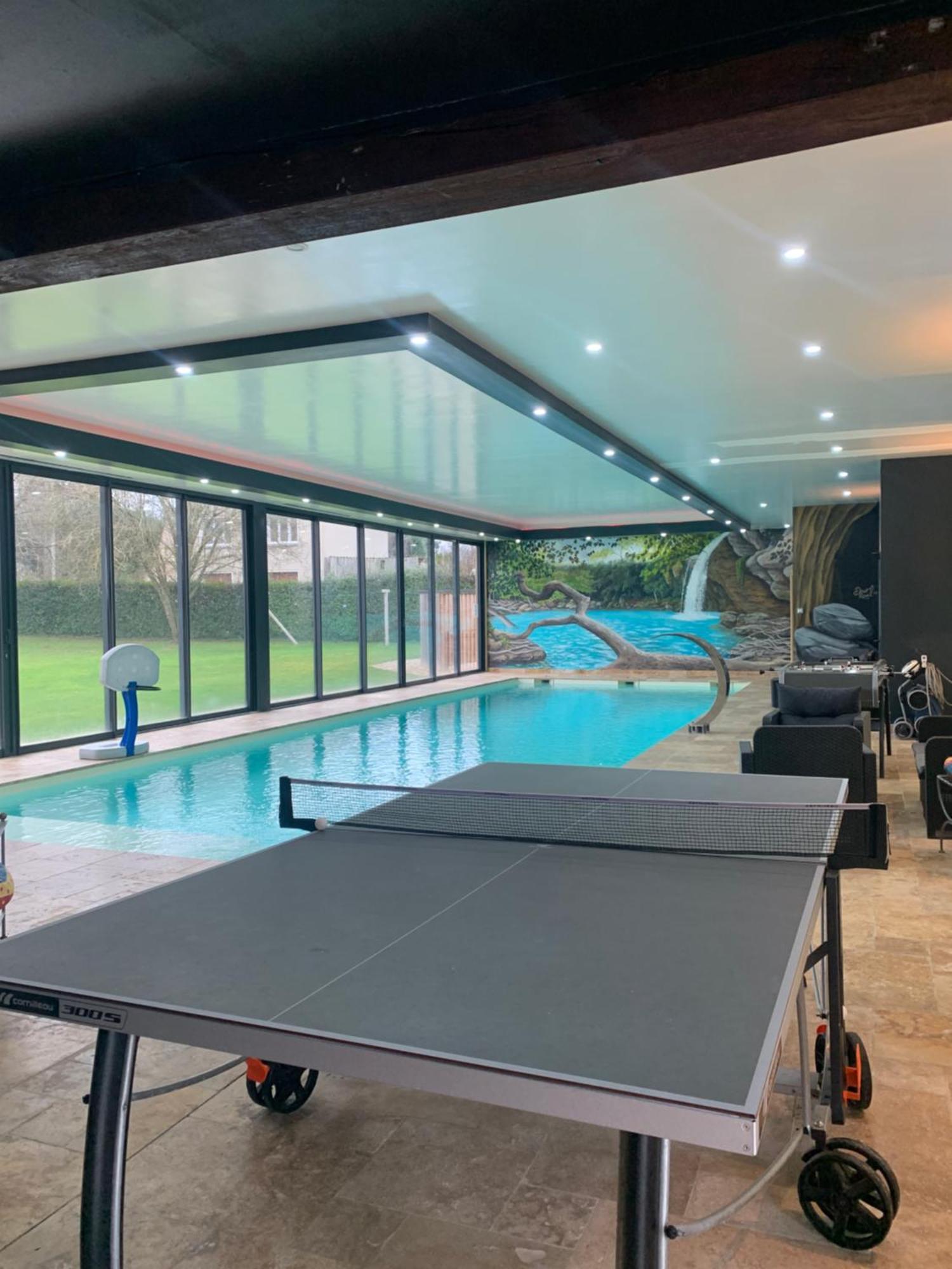 Cottage Piscine Interieure31Degres Zoo La Fleche24H Du Mans Clermont-Creans Ngoại thất bức ảnh